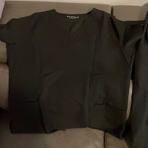 Black mandala scrubs